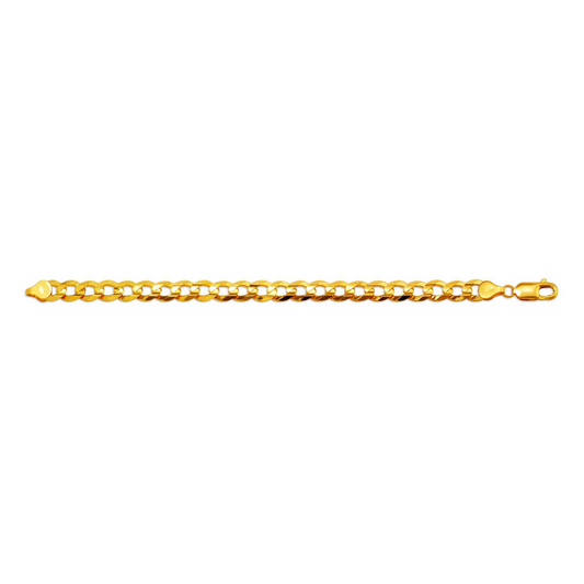 14K Gold Cuban Bracelet 8MM