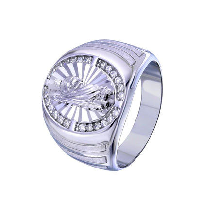 925 Sterling Silver San Judas Singlet Ring