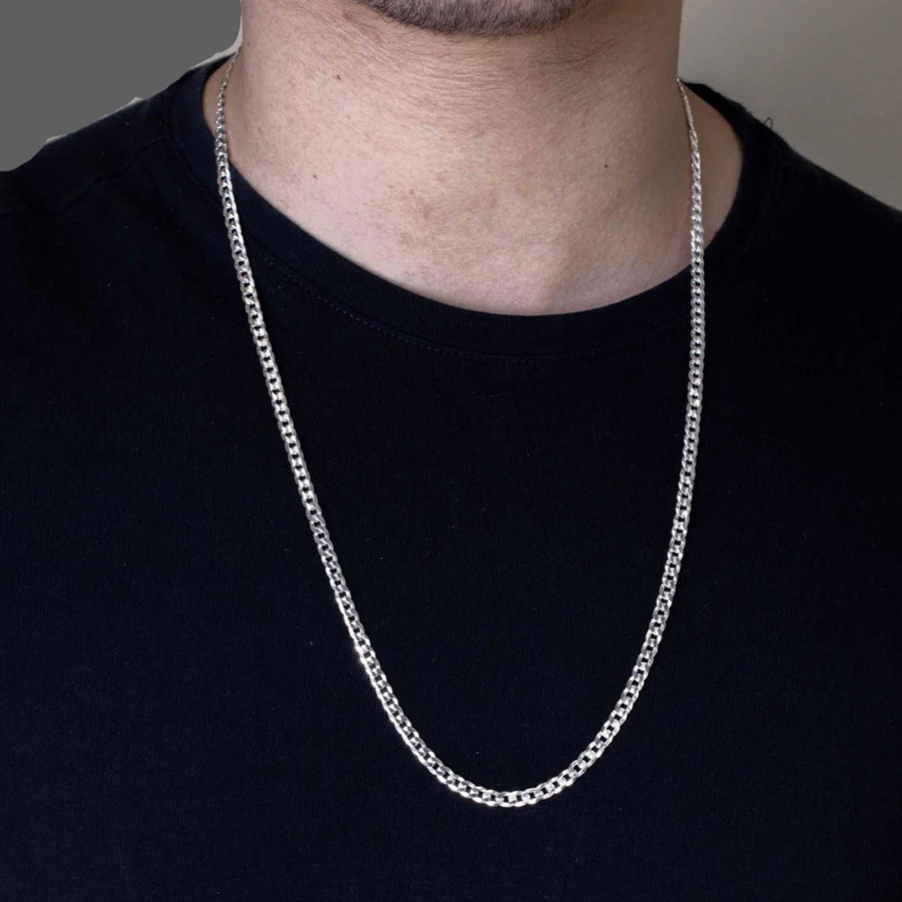925 Sterling Silver Cuban Chain (3.9MM)