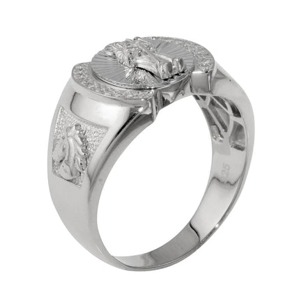 925 Sterling Silver Santa Muerte Ring